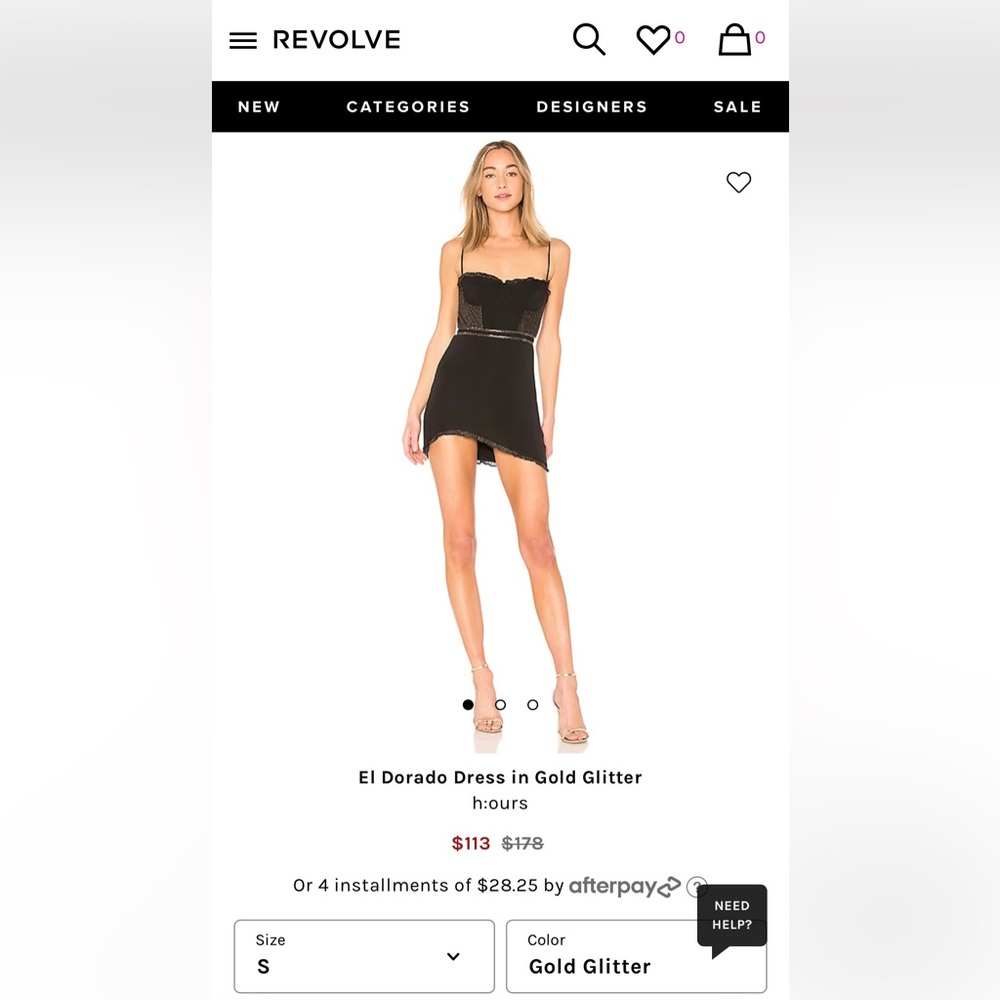 h:ours Mini Dress NWT